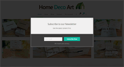 Desktop Screenshot of homedecoart.com
